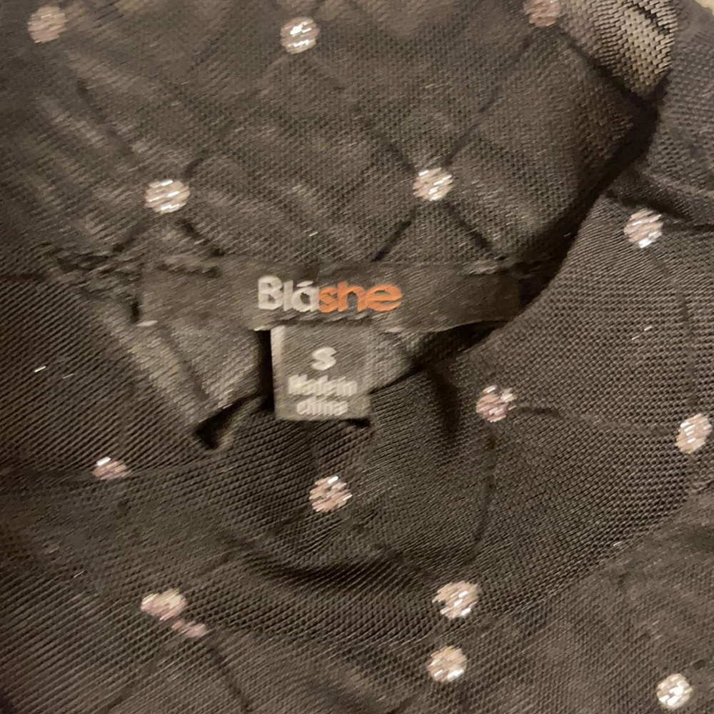 Cute black see through sparkly bodysuit - Picture 3 of 3